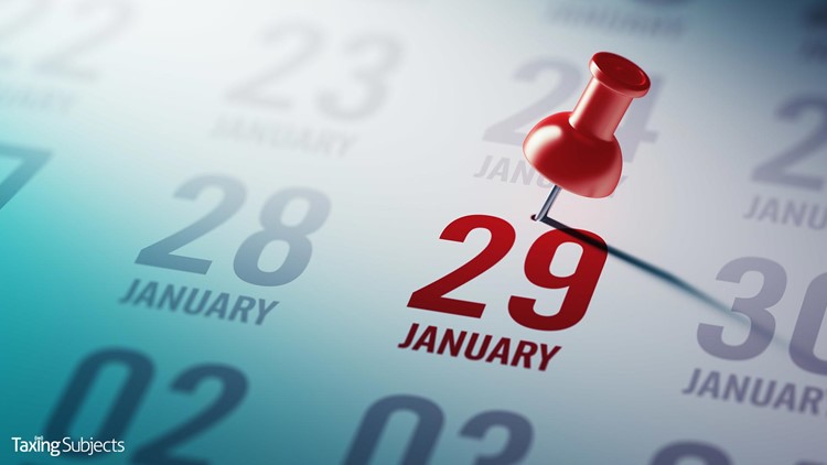 Tax Season Begins January 29