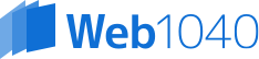 Web1040 logo