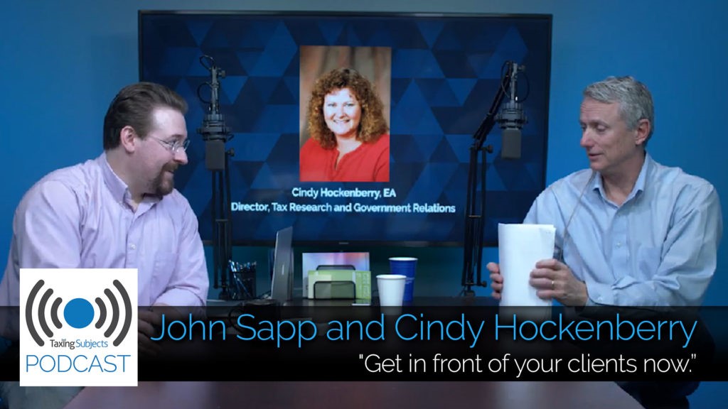 John Sapp & Cindy Hockenberry Talk Tax Reform - EP5