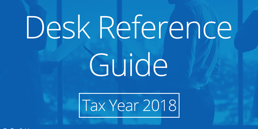 Tax Year 2018 Desk Reference Guide