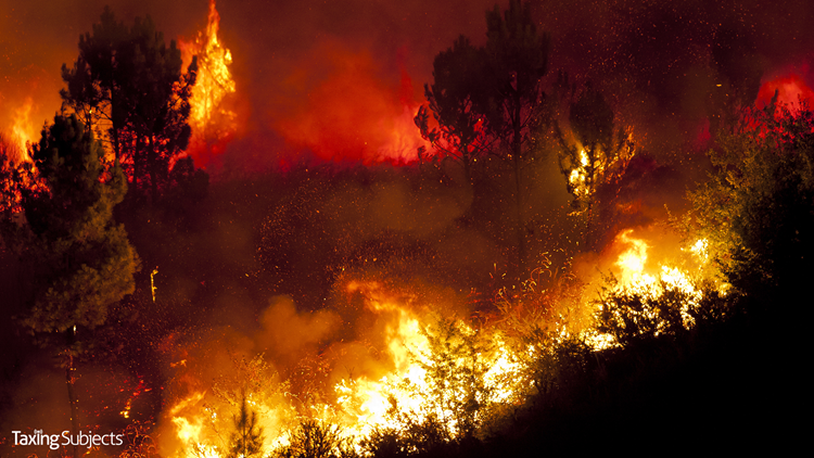 California Declared Federal Disaster, Receiving Tax Relief