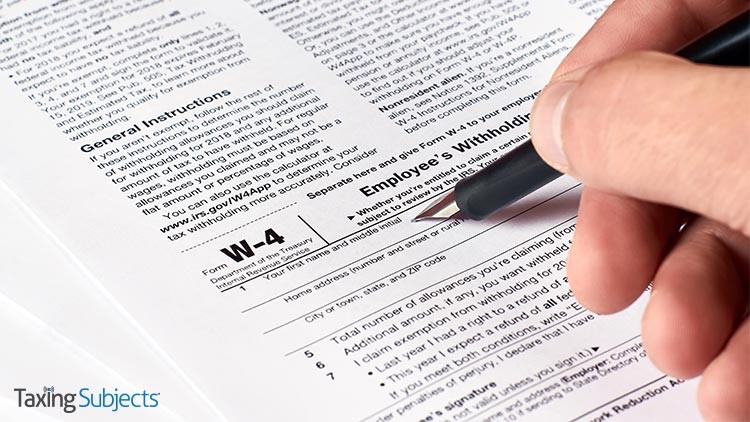 IRS Revamps Form W-4
