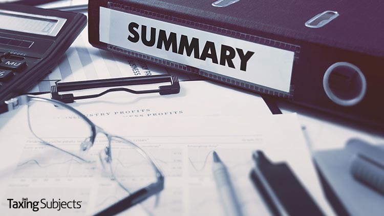 Finance Committee Unveils Another Tax Extenders Taskforce Summary
