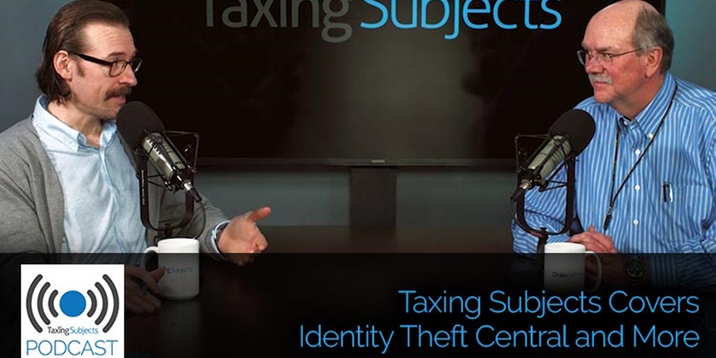 Taxing Subjects Covers Identity Theft Central and More - E39