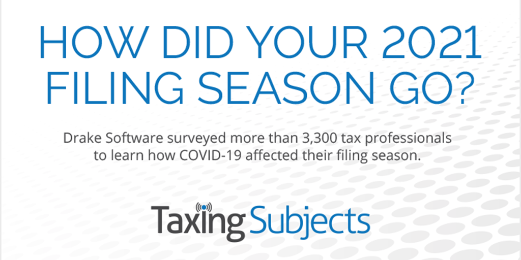 Drake Software How Did Your 2021 Filing Season Go? Infographic