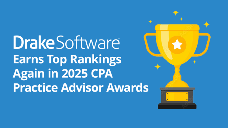 Drake Software® Earns Top Rankings Again in 2025 CPA Practice Advisor Awards
